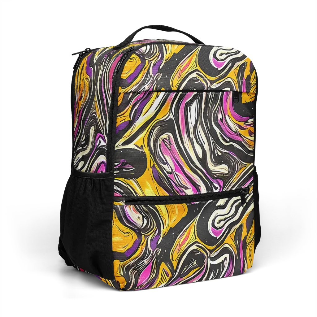 Golden Riptide on Utility Backpack — Right Front
