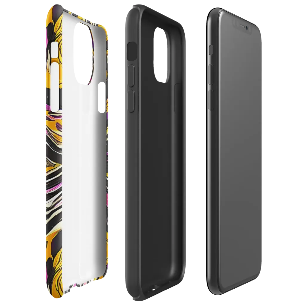 Golden Riptide on Tough Case for iPhone® — Right