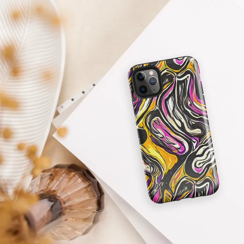 Golden Riptide on Tough Case for iPhone® — Front