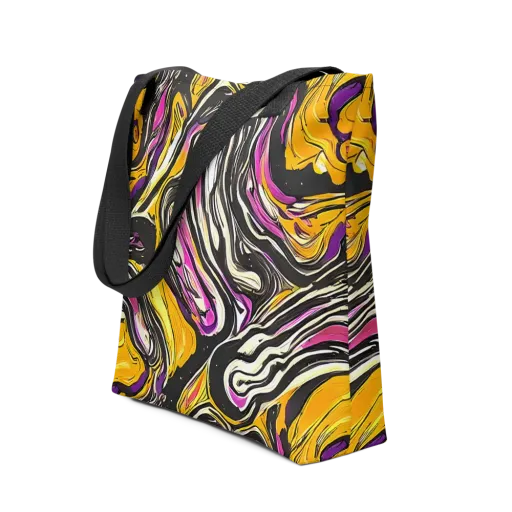 Golden Riptide on a Tote Bag