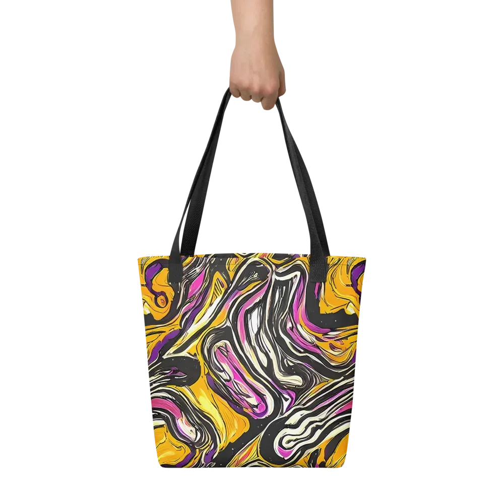 Golden Riptide on Tote Bag — Front