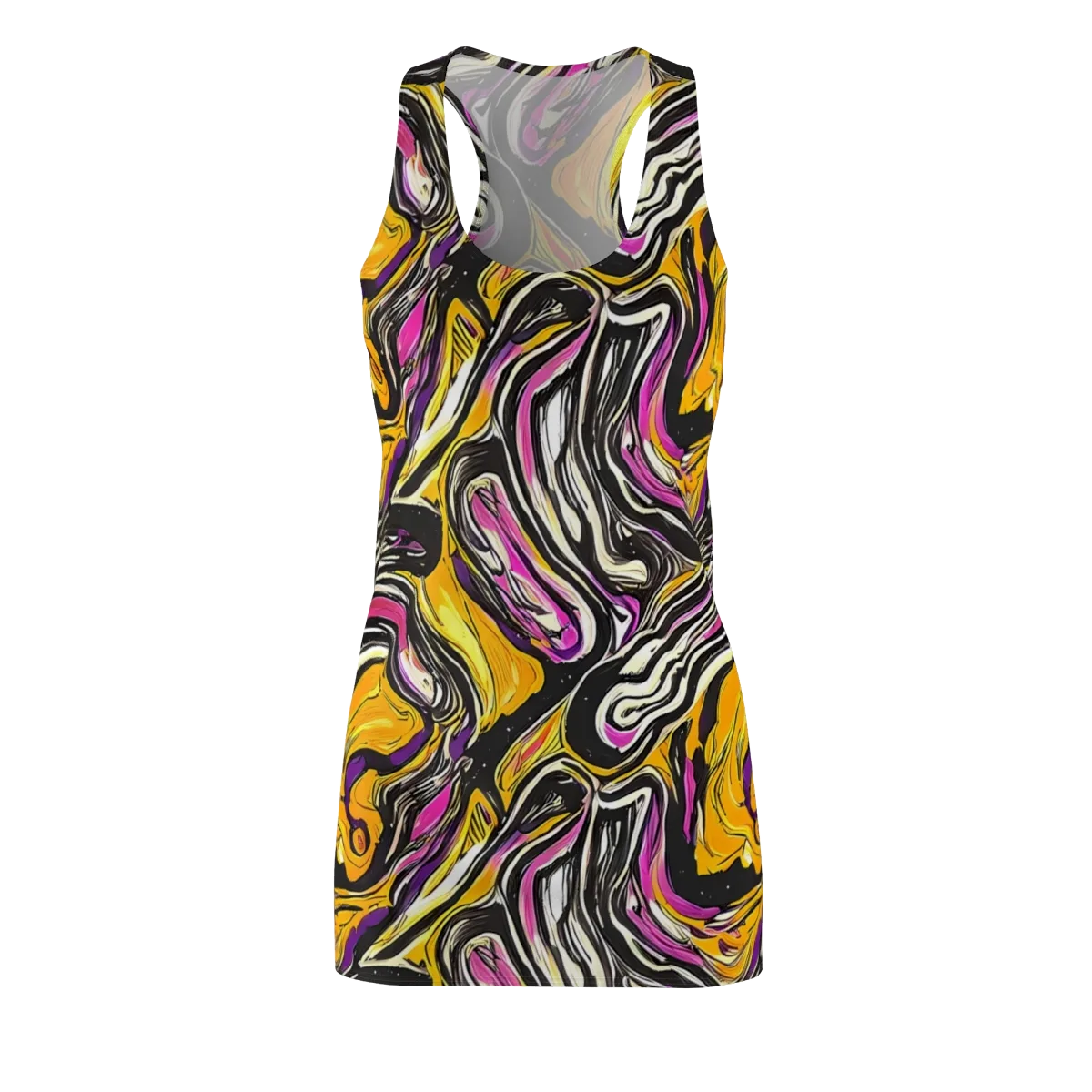 Golden Riptide on Racerback Dress — Front