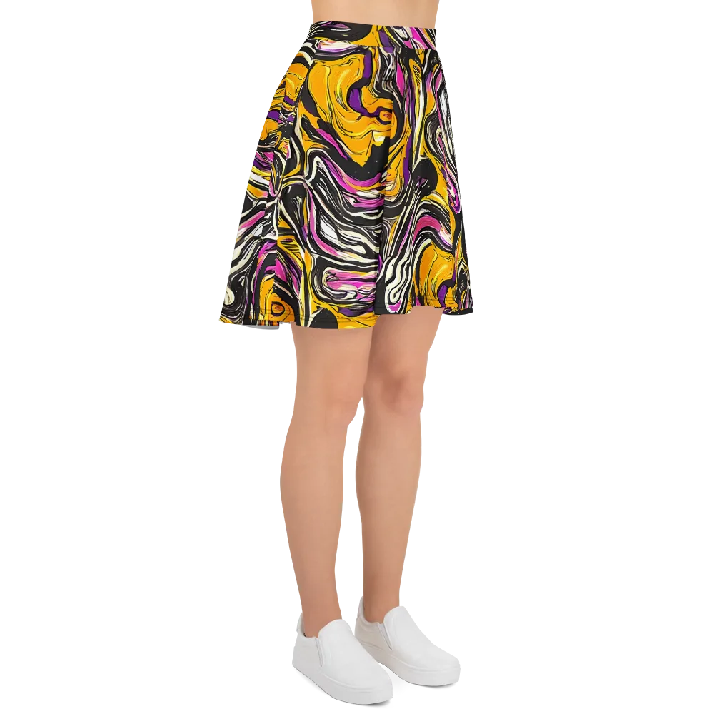 Golden Riptide on Skater Skirt — Right