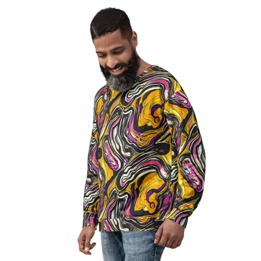 Golden Riptide on a Sweatshirt
