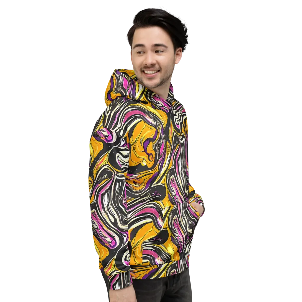 Golden Riptide on Hoodie — Right