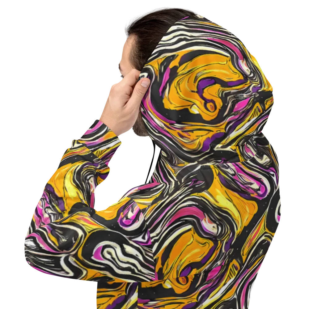 Golden Riptide on Hoodie — Back