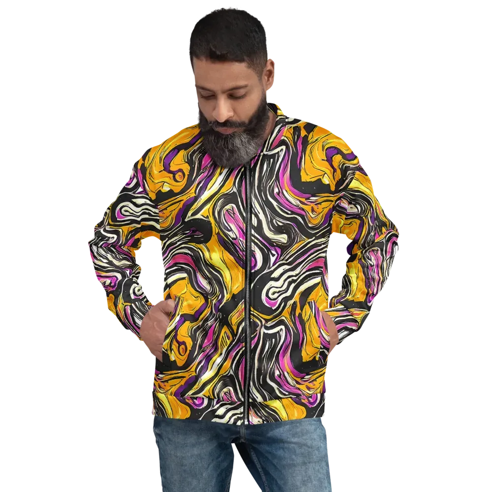 Golden Riptide on Bomber Jacket — Front
