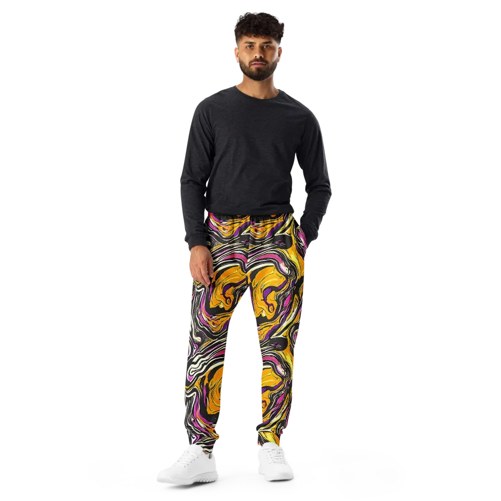 Golden Riptide on Men's Joggers — Front