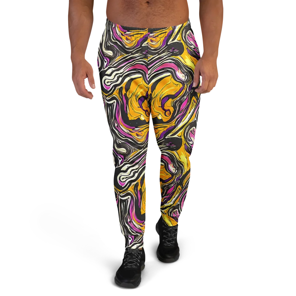 Golden Riptide on Men's Joggers — Front