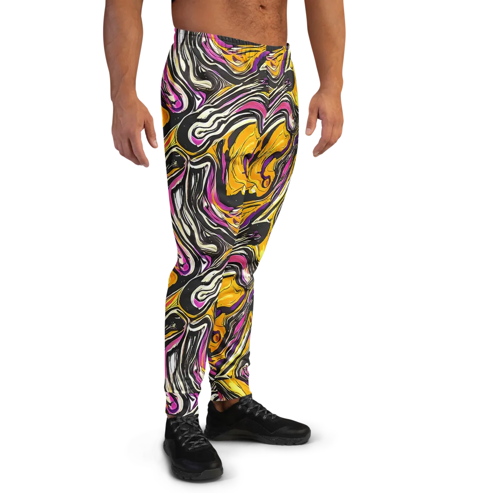 Golden Riptide on Men's Joggers — Right