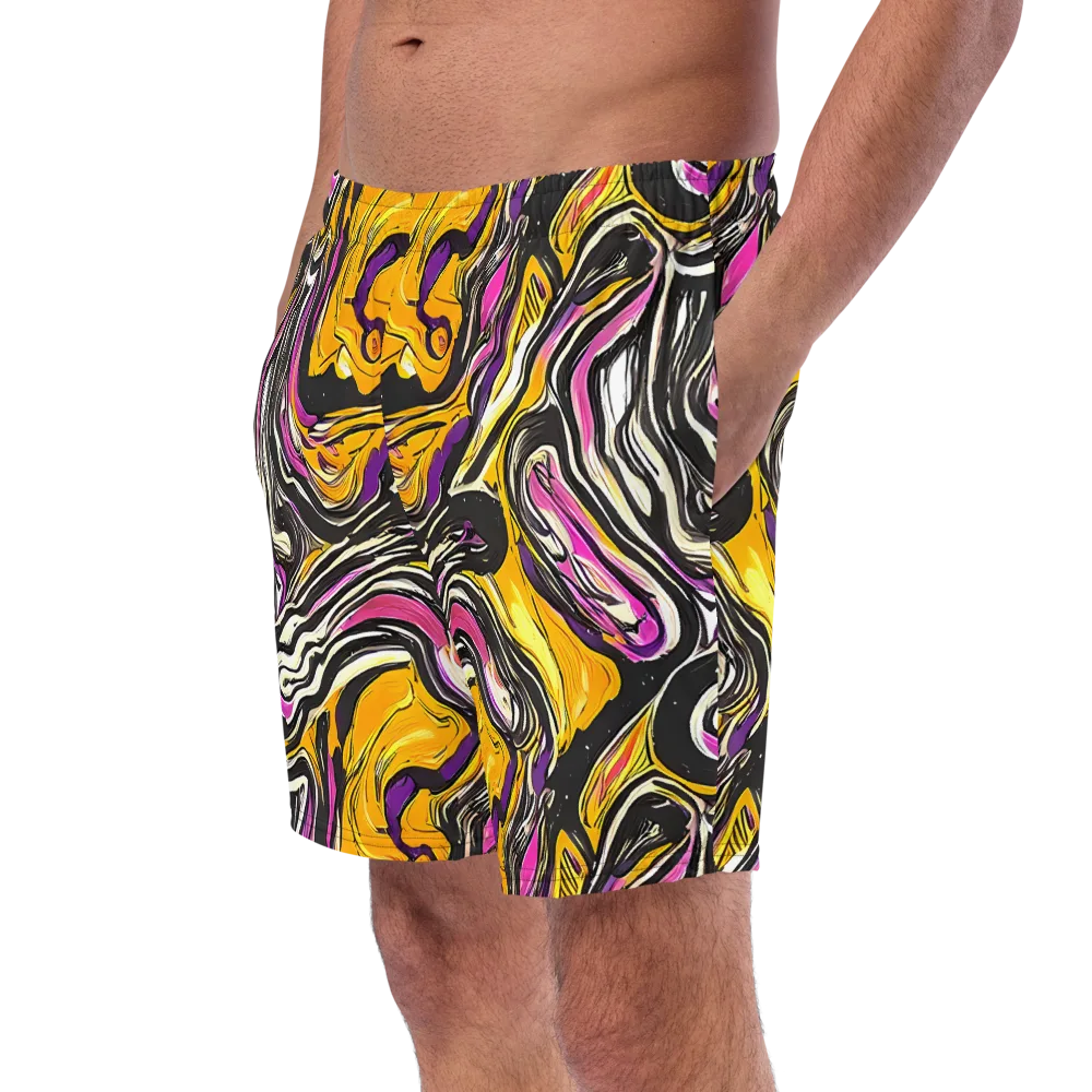 Golden Riptide on Swim Trunks — Left Front