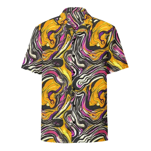 Golden Riptide on a Button Shirt