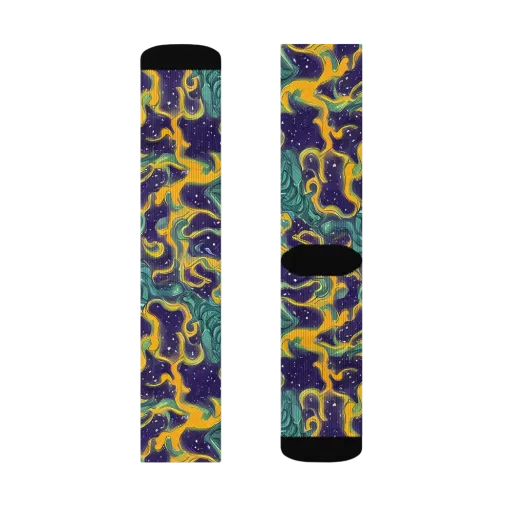 Viridian Eclipse on a Socks
