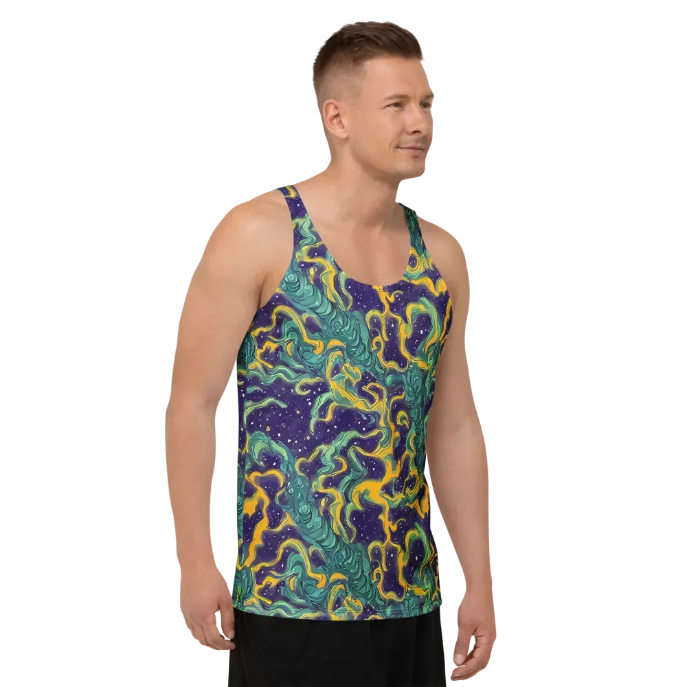 Viridian Eclipse on Men's Tank Top — Right Front