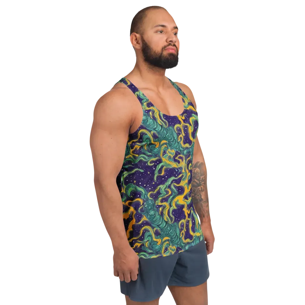 Viridian Eclipse on Men's Tank Top — Right Front