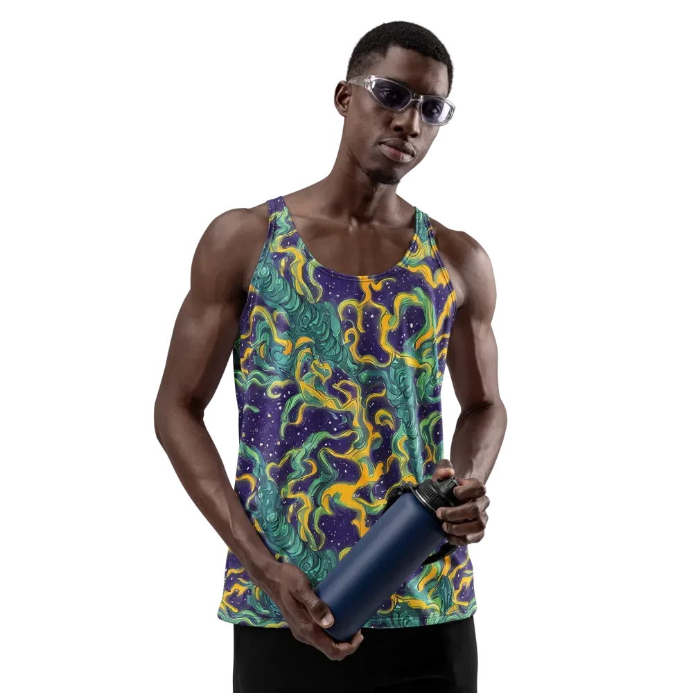 Viridian Eclipse on Men's Tank Top — Front