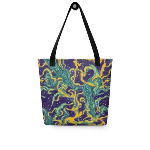 Viridian Eclipse on a Tote Bag