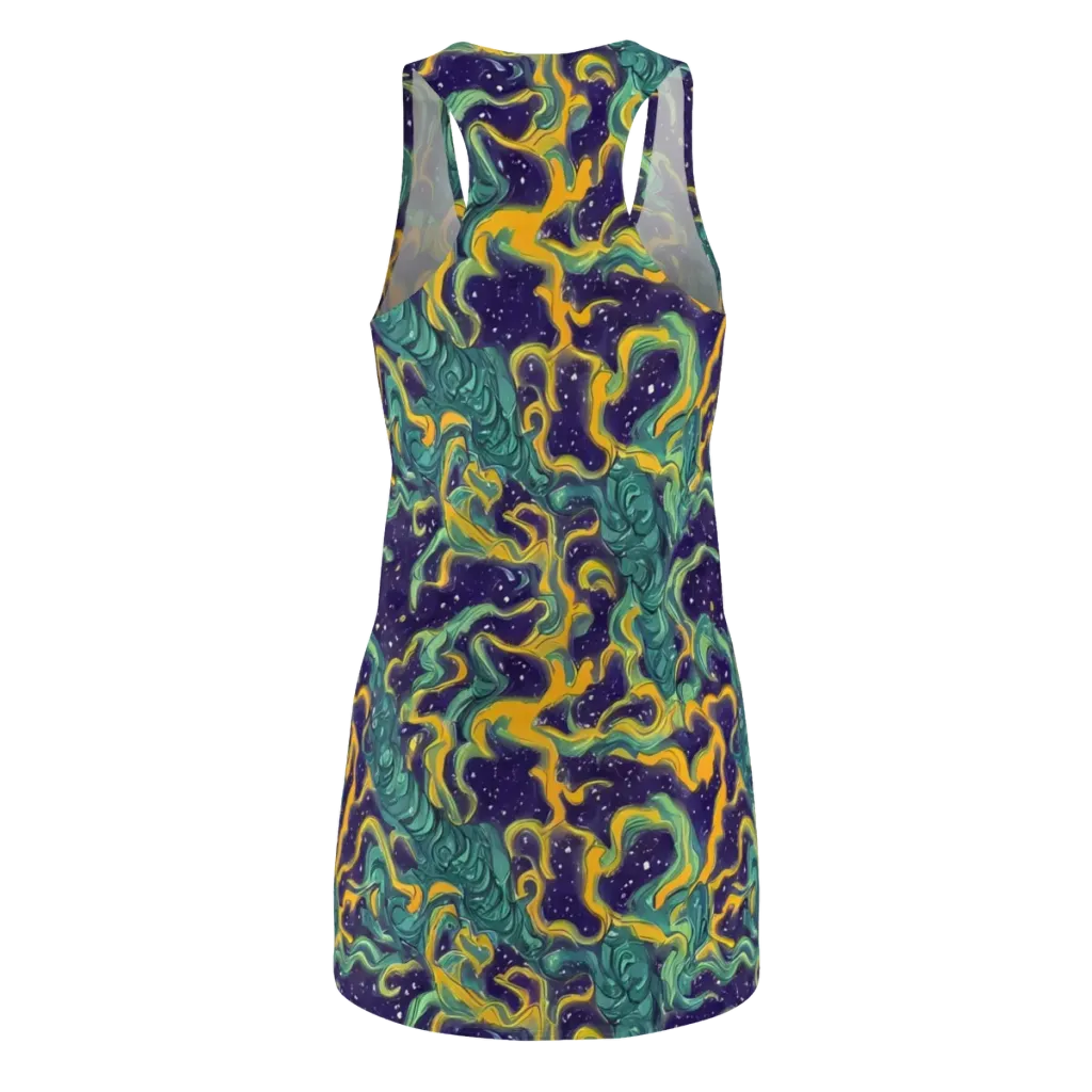 Viridian Eclipse on Racerback Dress — Back