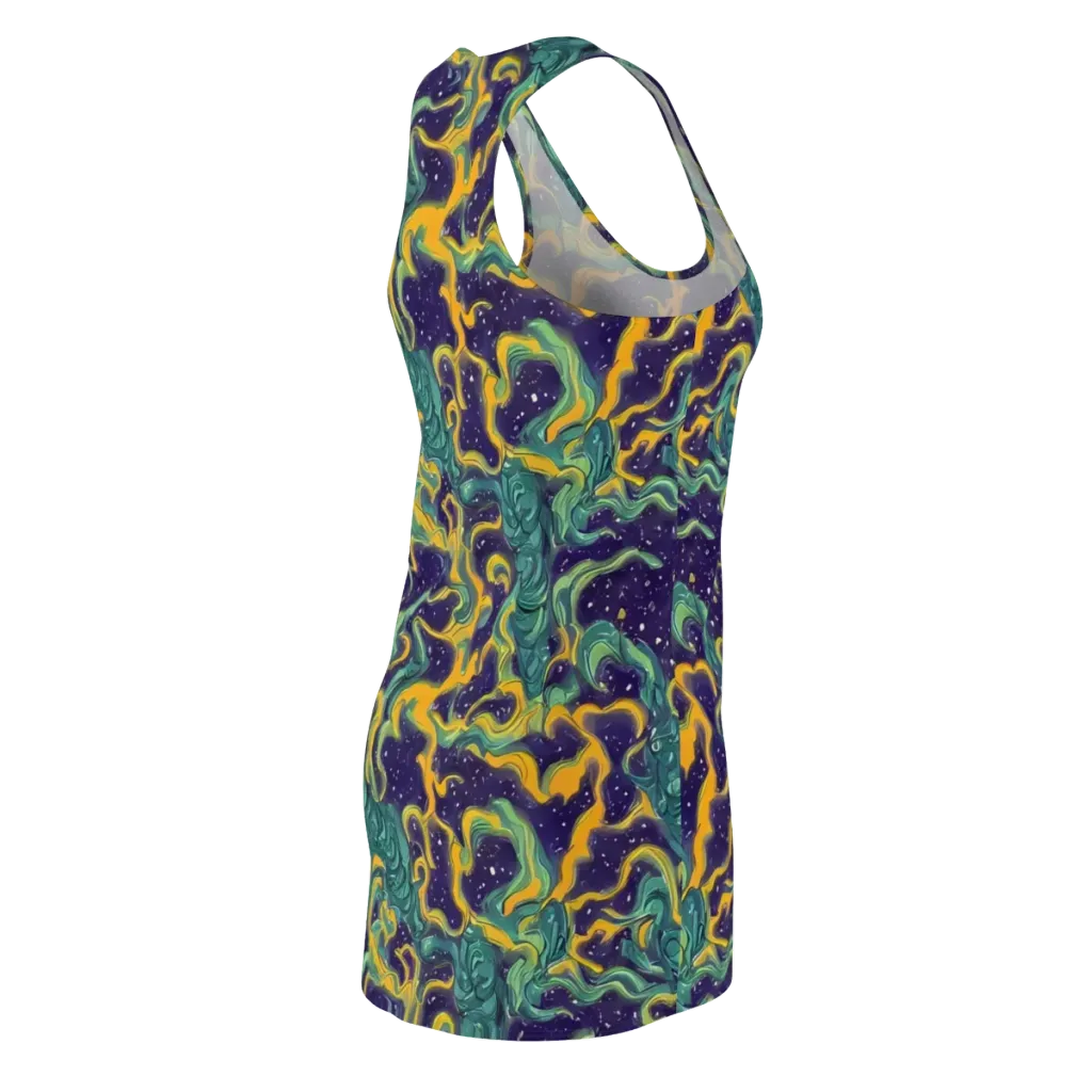 Viridian Eclipse on Racerback Dress — Back Side
