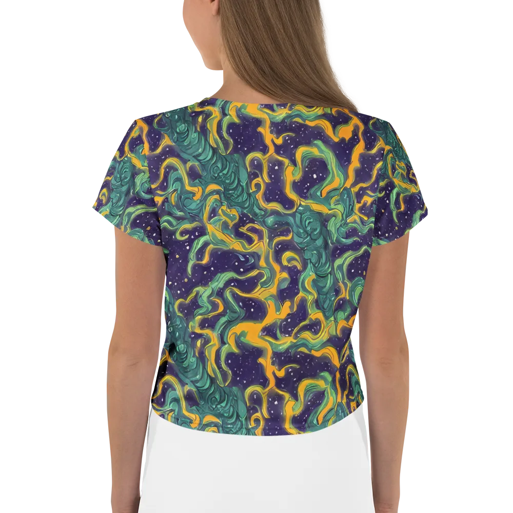 Viridian Eclipse on Crop Tee — Back