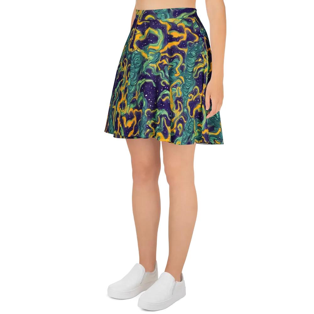 Viridian Eclipse on Skater Skirt — Left