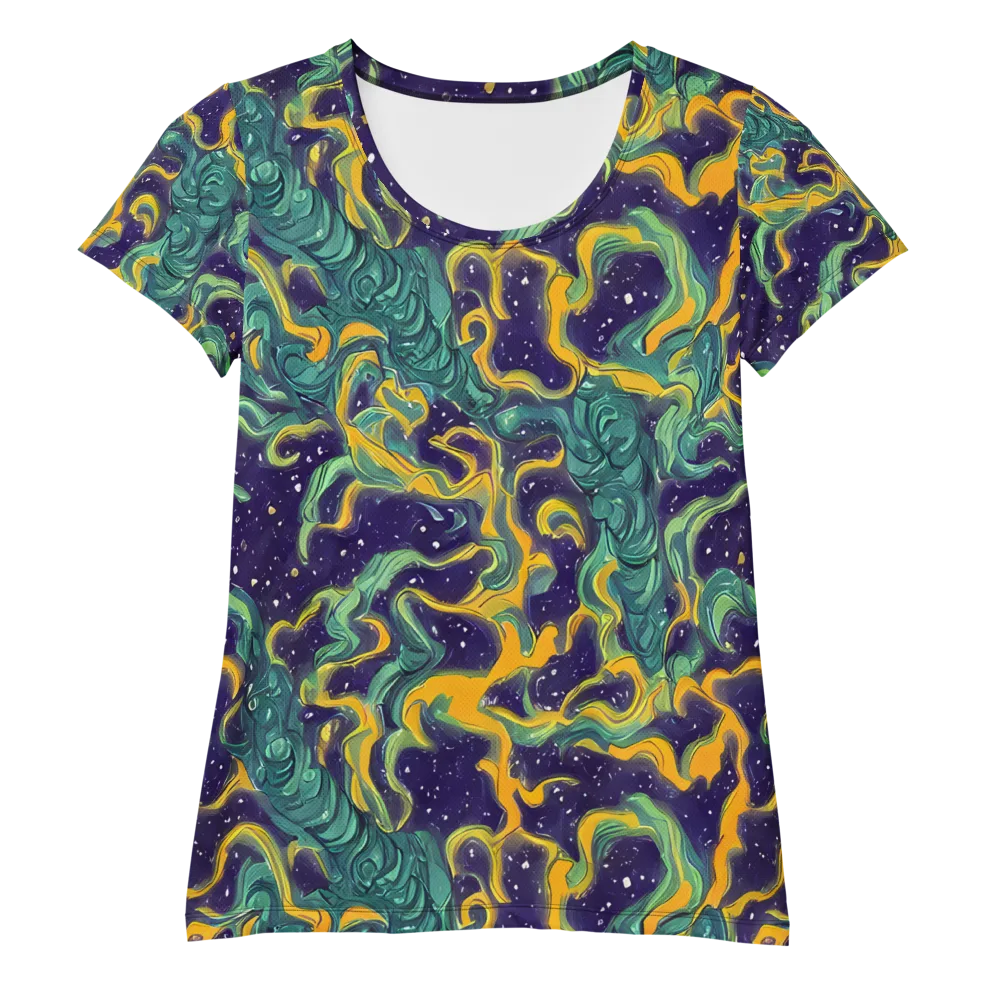 Viridian Eclipse on Women's Athletic T-Shirt — Front