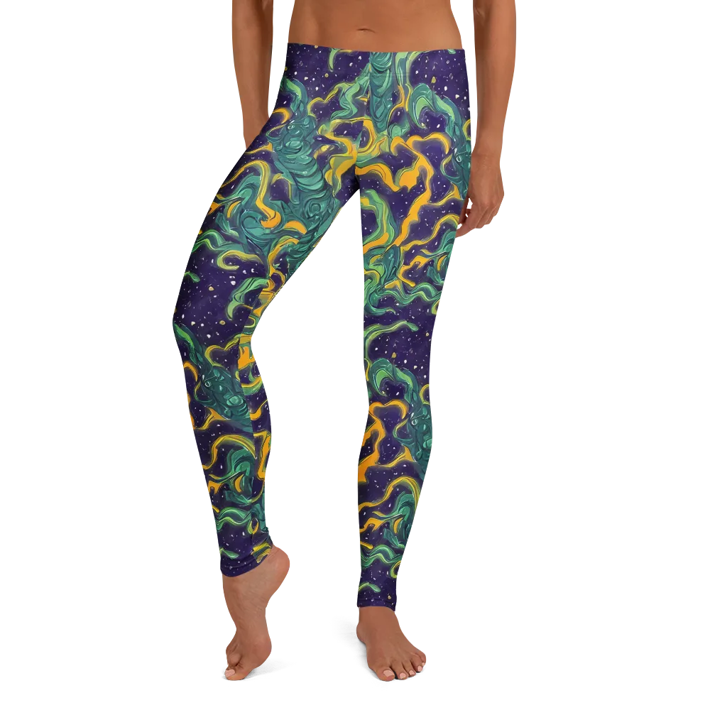 Viridian Eclipse on Leggings — Front
