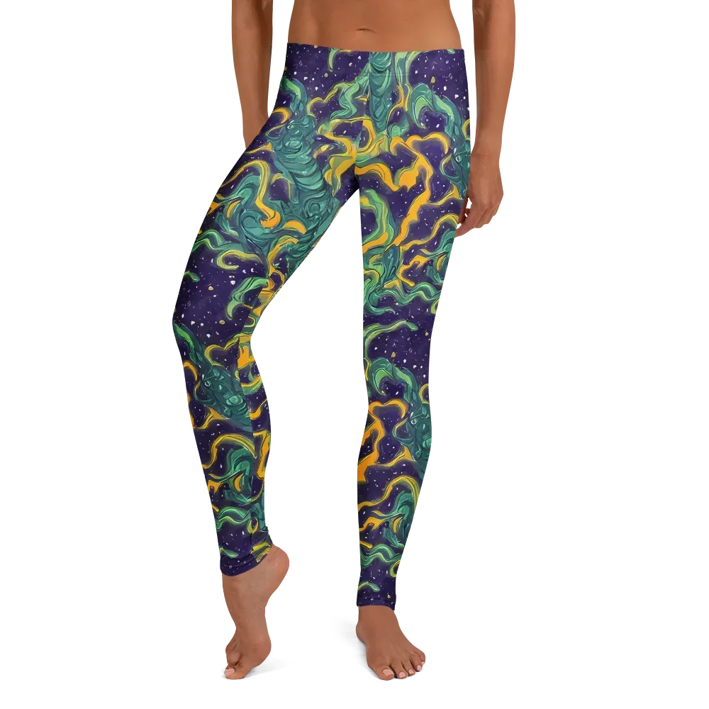 Viridian Eclipse on Leggings — Front
