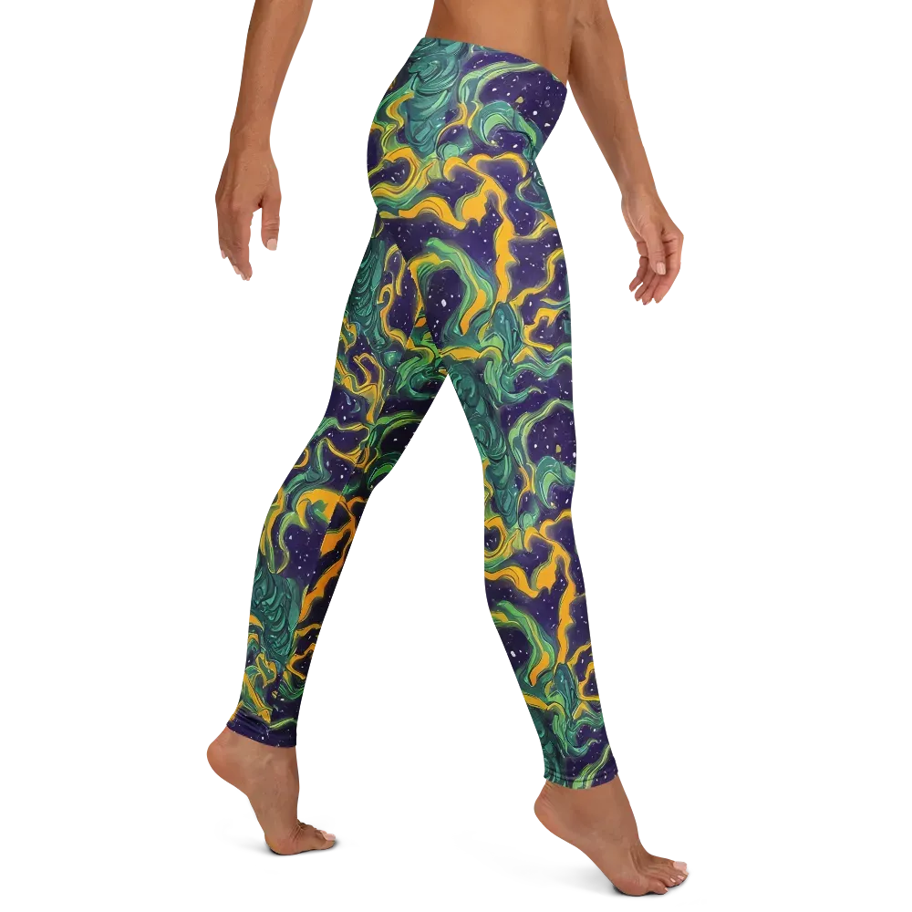 Viridian Eclipse on Leggings — Right