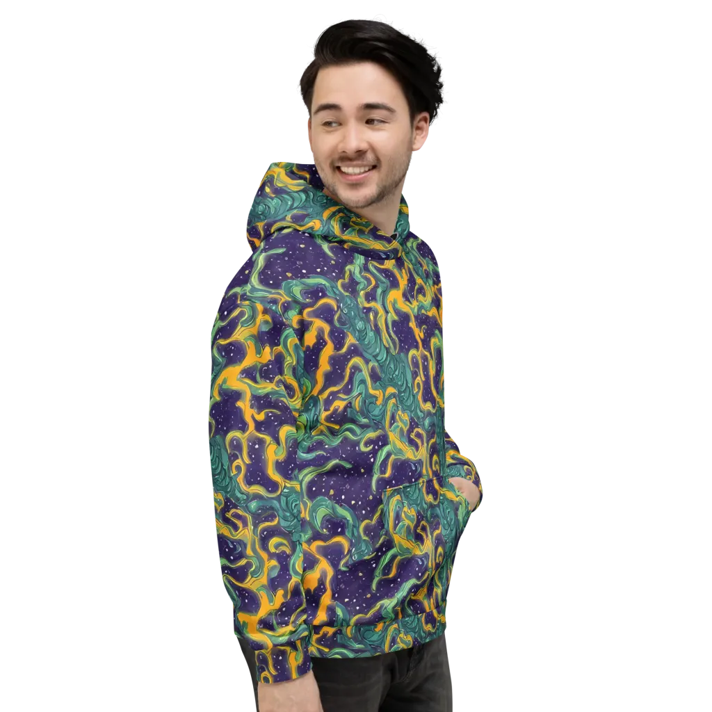 Viridian Eclipse on Hoodie — Right