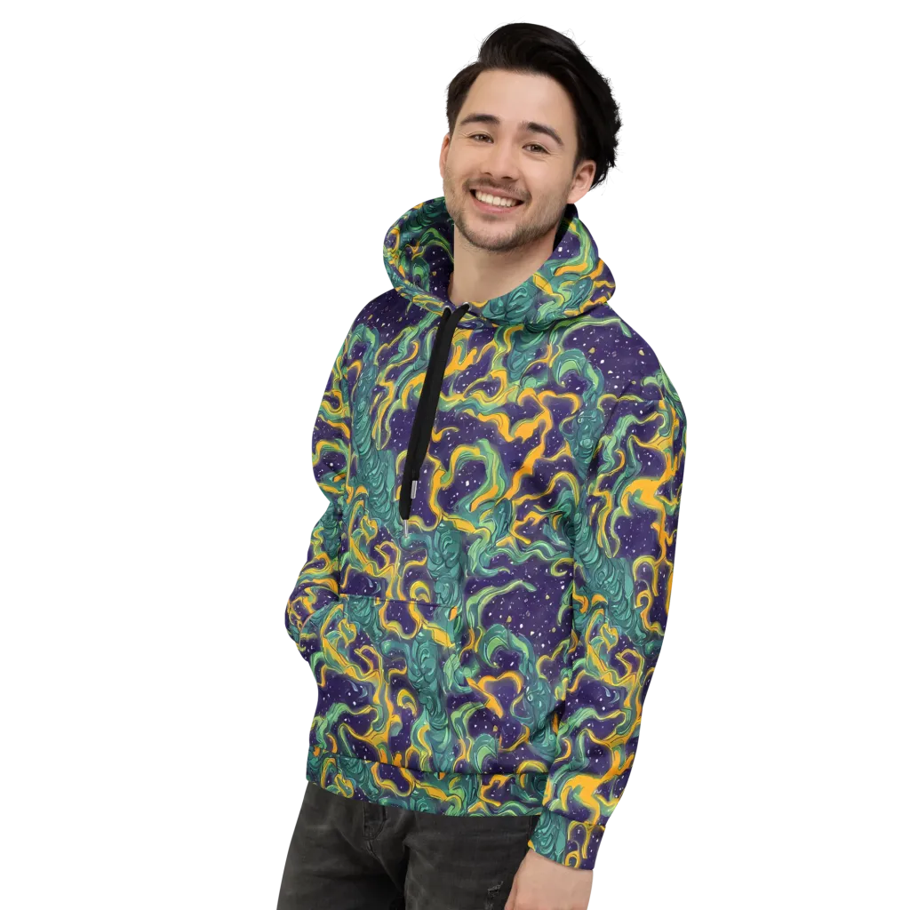 Viridian Eclipse on Hoodie — Left