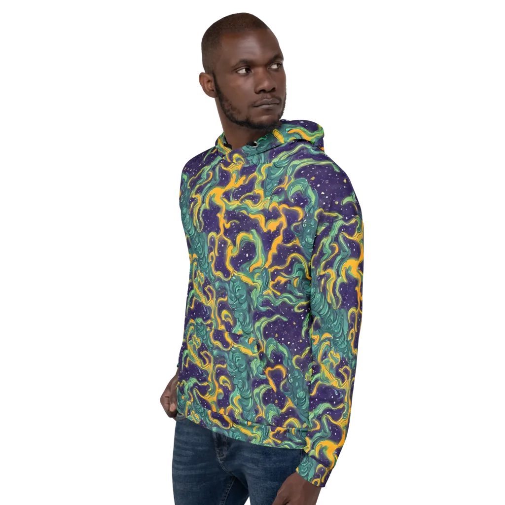 Viridian Eclipse on Hoodie — Left