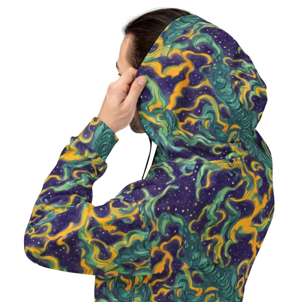 Viridian Eclipse on Hoodie — Back