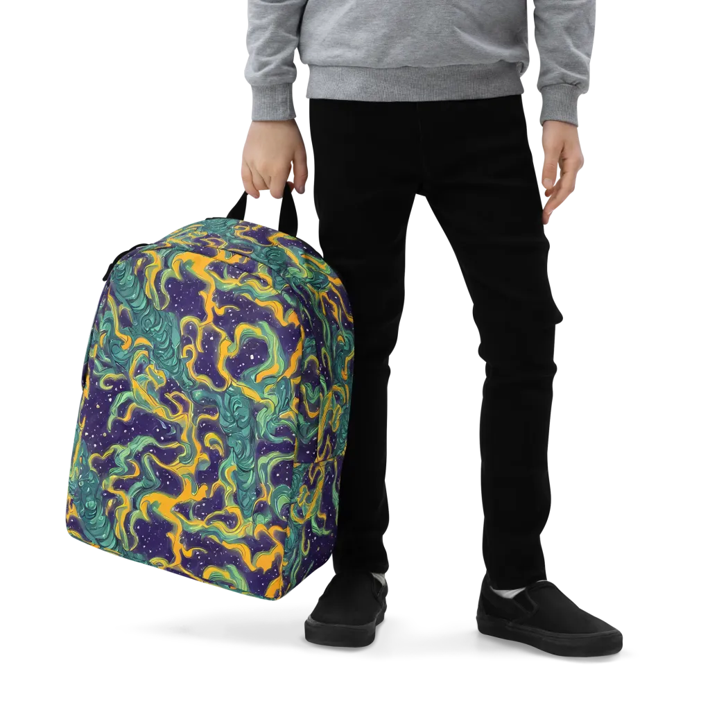 Viridian Eclipse on Minimalist Backpack — Zoomed-in