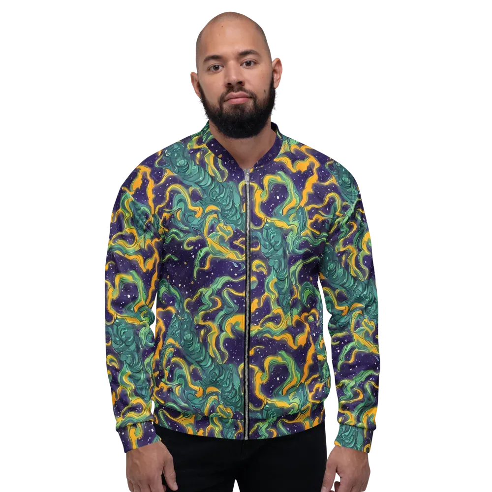 Viridian Eclipse on Bomber Jacket — Front