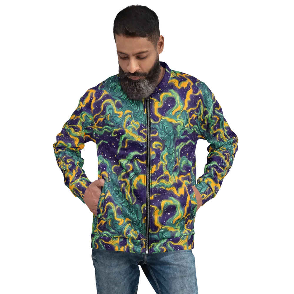 Viridian Eclipse on Bomber Jacket — Front