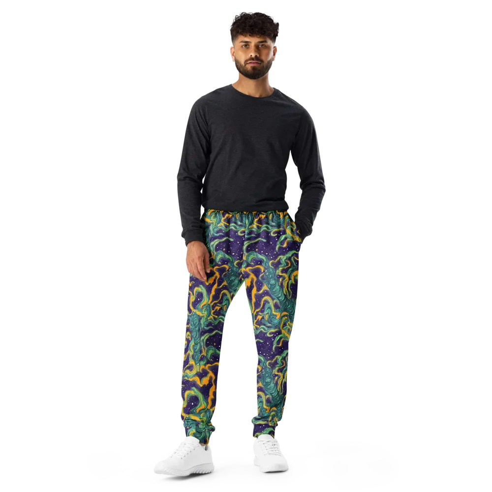Viridian Eclipse on Men's Joggers — Front