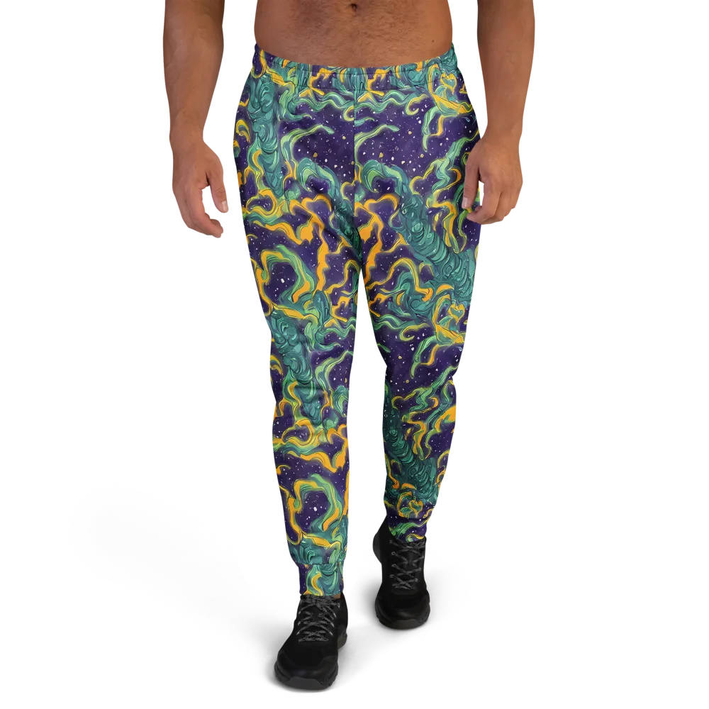 Viridian Eclipse on Men's Joggers — Front