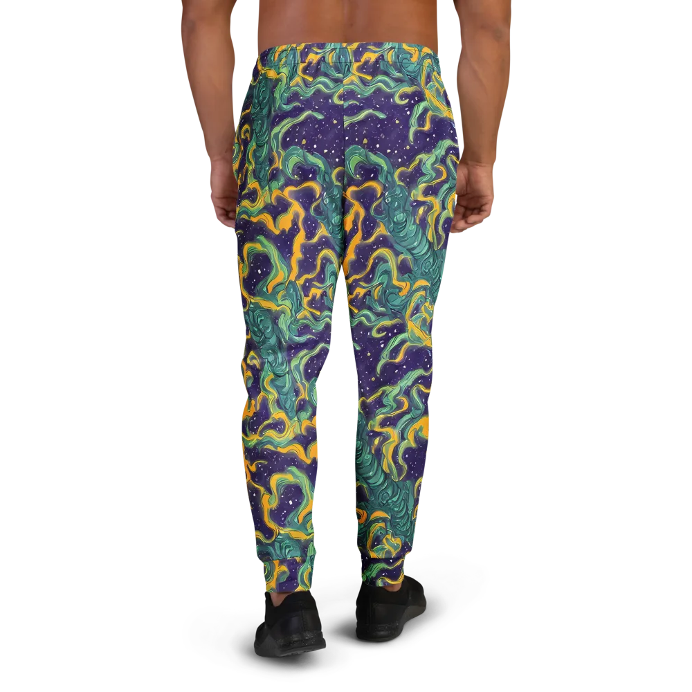 Viridian Eclipse on Men's Joggers — Back