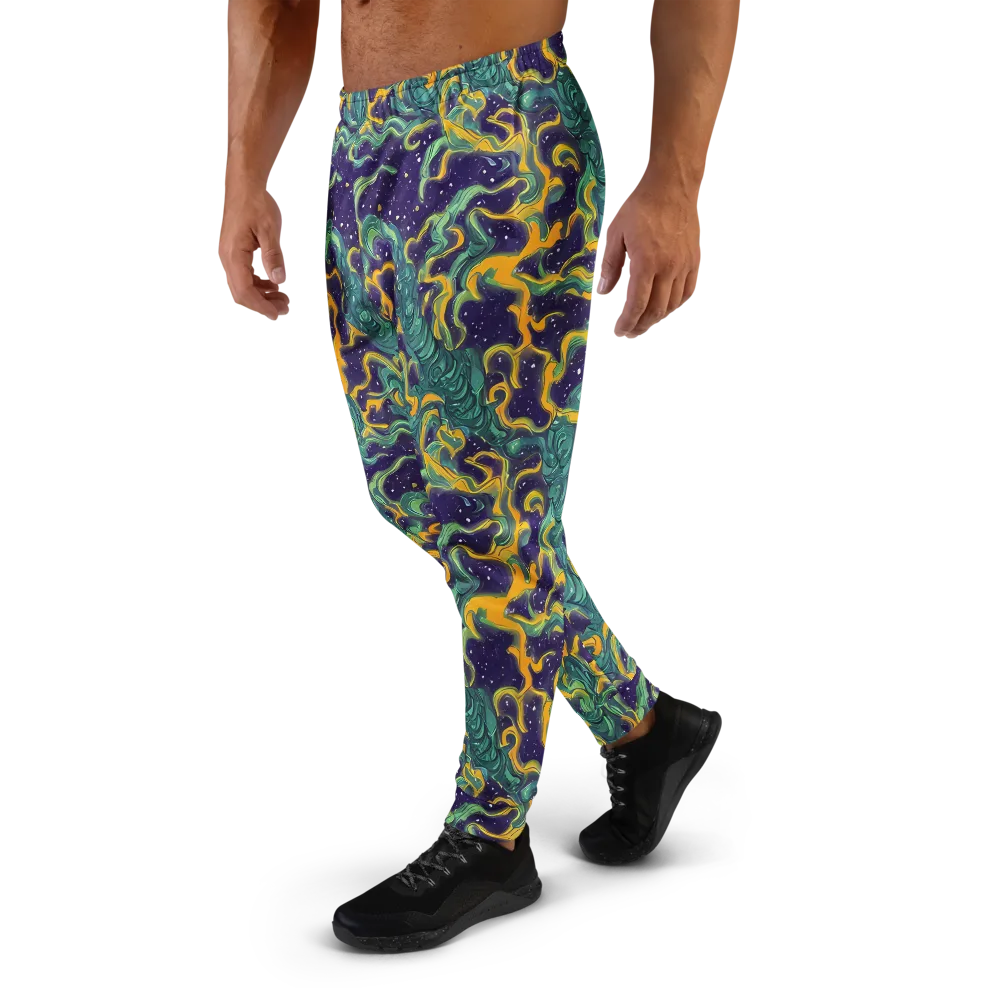 Viridian Eclipse on Men's Joggers — Left