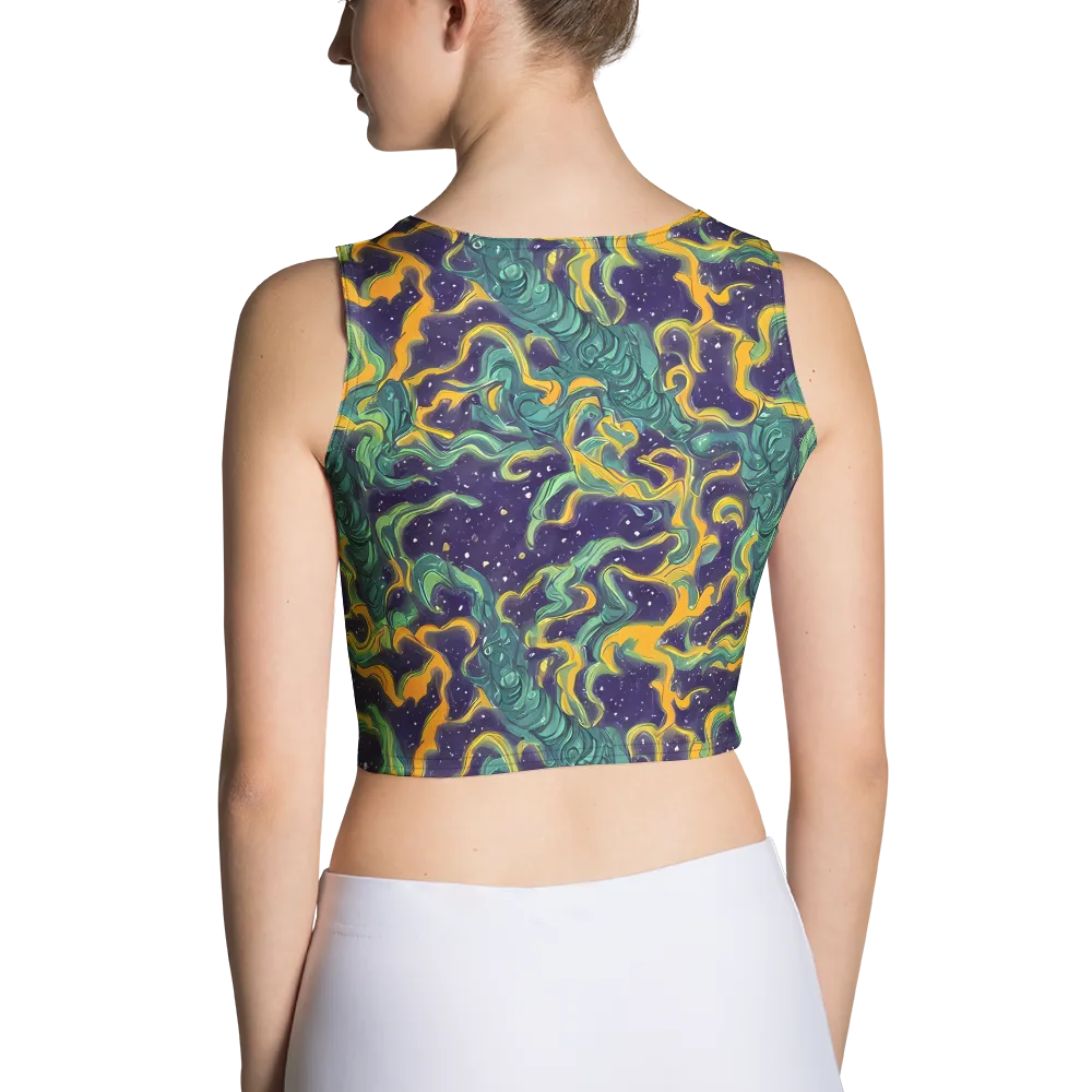 Viridian Eclipse on Crop Top — Back