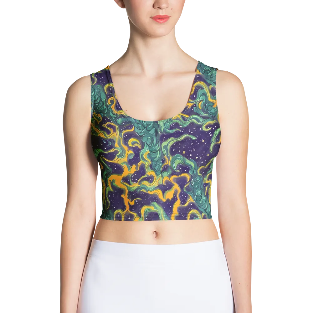 Viridian Eclipse on Crop Top — Front