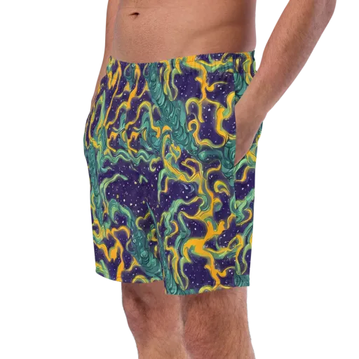 Viridian Eclipse on a Swim Trunks