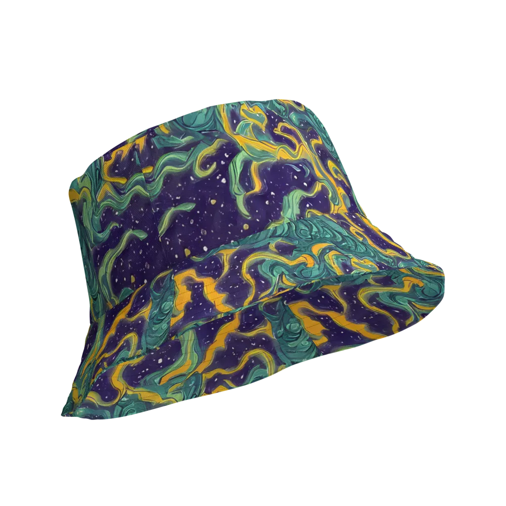 Viridian Eclipse on Reversible Bucket Hat — Product details Outside