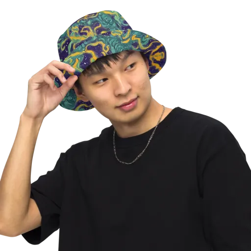 Viridian Eclipse on a Reversible Bucket Hat
