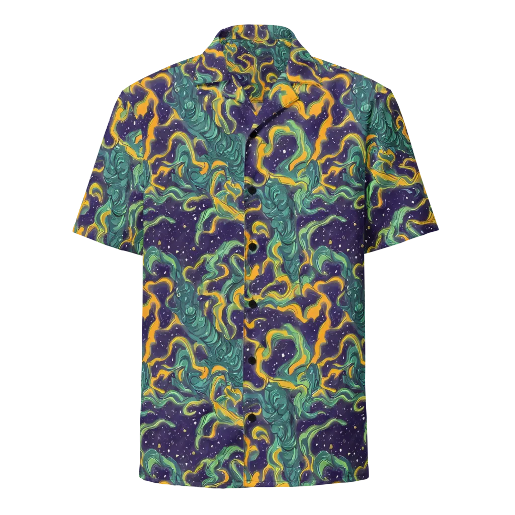 Viridian Eclipse on Button Shirt — Front