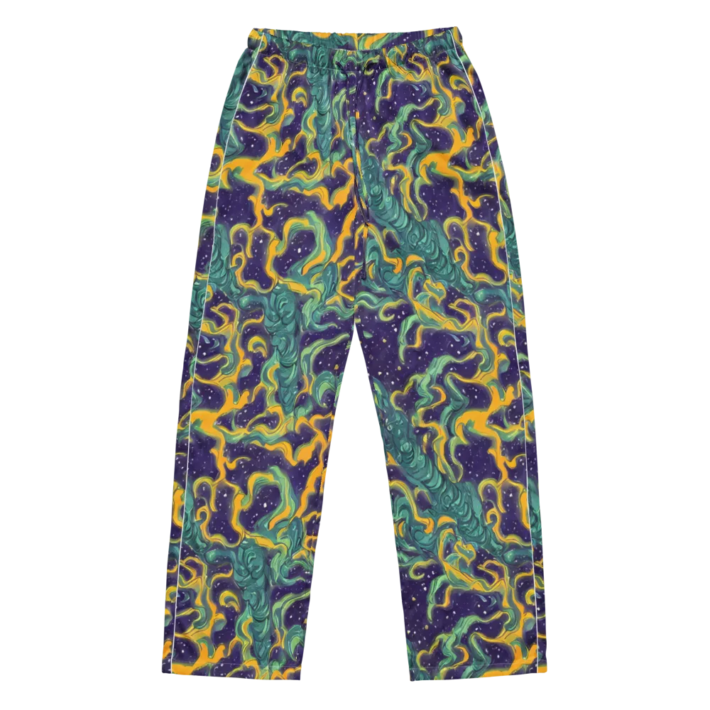 Viridian Eclipse on Women's Pajama Pants — Front