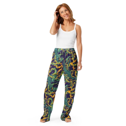 Viridian Eclipse on a Women's Pajama Pants