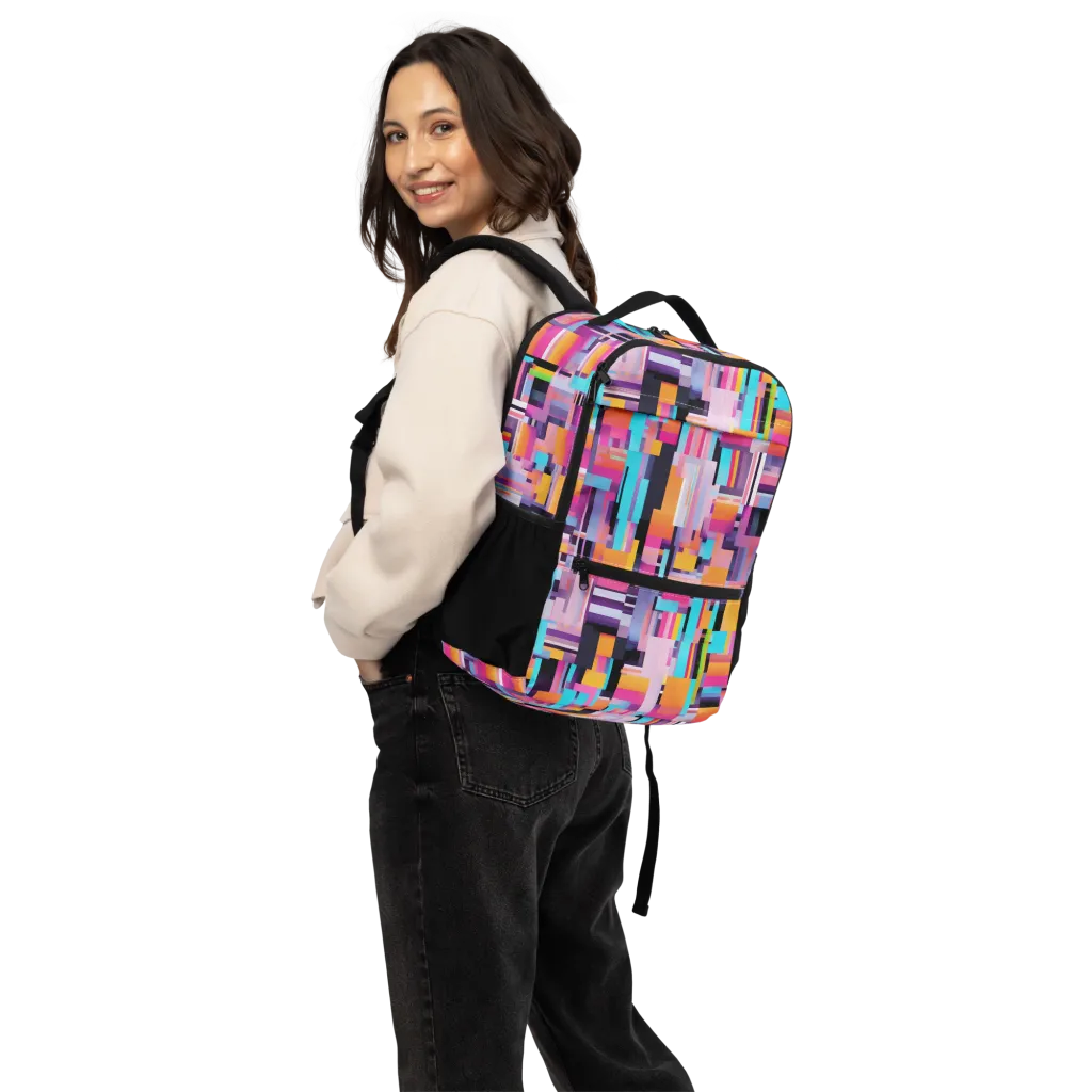 Chromatic Circuit on Utility Backpack — Back