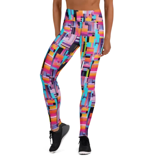 Chromatic Circuit on a Yoga Leggings